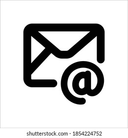 Email Icon - Vector Illustration .