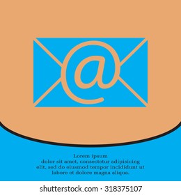 e-mail icon. Vector illustration 