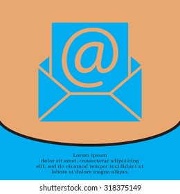 e-mail icon. Vector illustration 