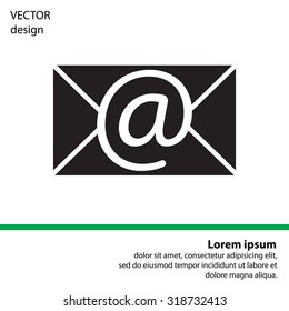 e-mail icon. Vector illustration 