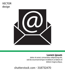 e-mail icon. Vector illustration 