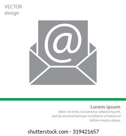 e-mail icon. Vector illustration 