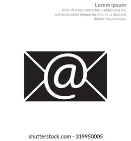 e-mail icon. Vector illustration 