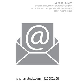 e-mail icon. Vector illustration 
