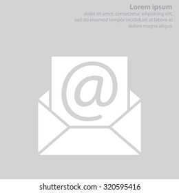e-mail icon. Vector illustration 