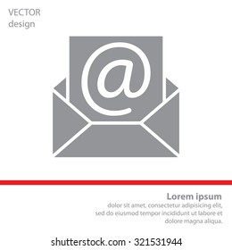 e-mail icon. Vector illustration 