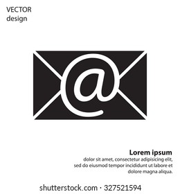 e-mail icon. Vector illustration 