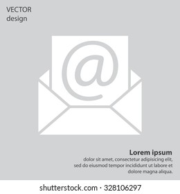 e-mail icon. Vector illustration 