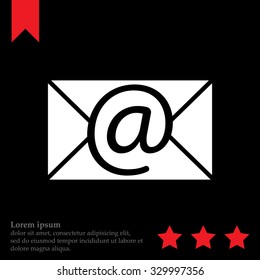 e-mail icon. Vector illustration 