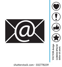 e-mail icon. Vector illustration 