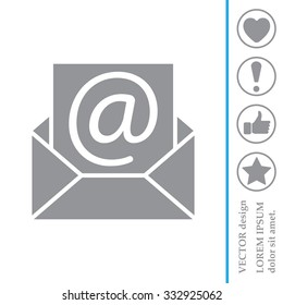 e-mail icon. Vector illustration 