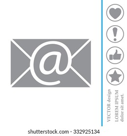 e-mail icon. Vector illustration 