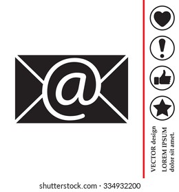 e-mail icon. Vector illustration 