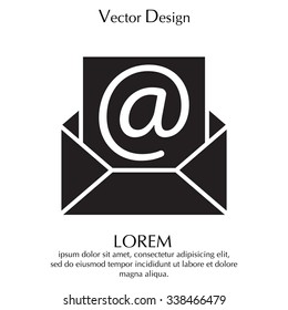 e-mail icon. Vector illustration 