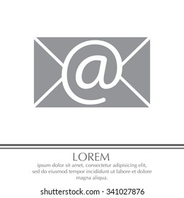 e-mail icon. Vector illustration 