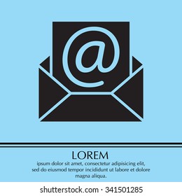 e-mail icon. Vector illustration 