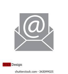 e-mail icon. Vector illustration 