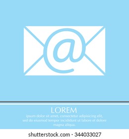 e-mail icon. Vector illustration 