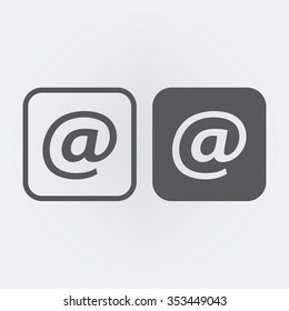 Email icon . Vector illustration