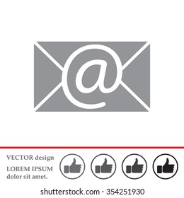 e-mail icon. Vector illustration 