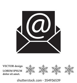 e-mail icon. Vector illustration 