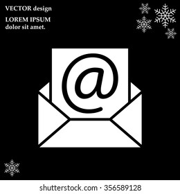 e-mail icon. Vector illustration 