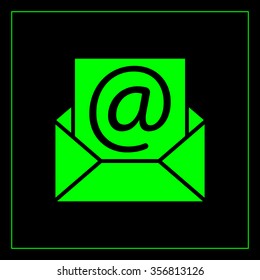 e-mail icon. Vector illustration 