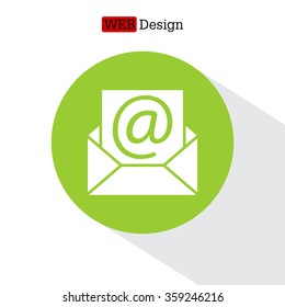 e-mail icon. Vector illustration 