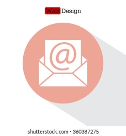 e-mail icon. Vector illustration 