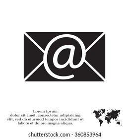 e-mail icon. Vector illustration 