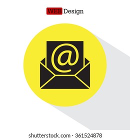 e-mail icon. Vector illustration 