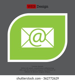 e-mail icon. Vector illustration 