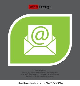 e-mail icon. Vector illustration 