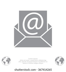 e-mail icon. Vector illustration 