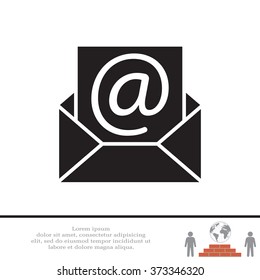 e-mail icon. Vector illustration 