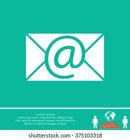 e-mail icon. Vector illustration 