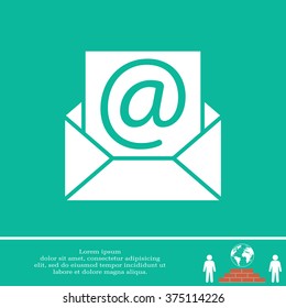 e-mail icon. Vector illustration 
