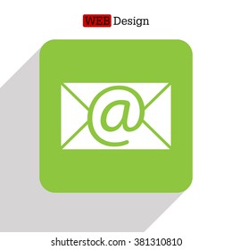 e-mail icon. Vector illustration 