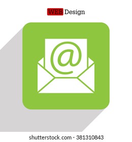 e-mail icon. Vector illustration 