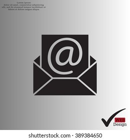 e-mail icon. Vector illustration 