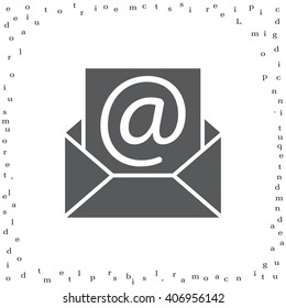 e-mail icon. Vector illustration 
