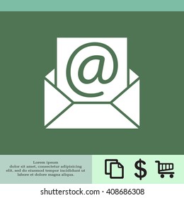 e-mail icon. Vector illustration 