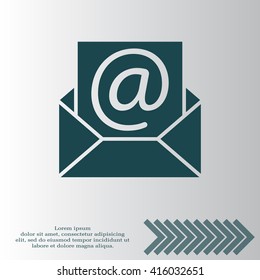 e-mail icon. Vector illustration 