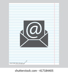e-mail icon. Vector illustration 