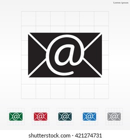e-mail icon. Vector illustration 
