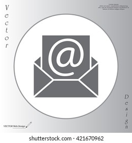 e-mail icon. Vector illustration 