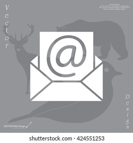 e-mail icon. Vector illustration 