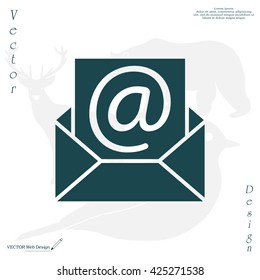 e-mail icon. Vector illustration 