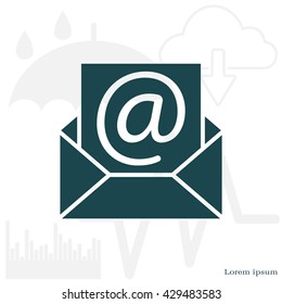 e-mail icon. Vector illustration 