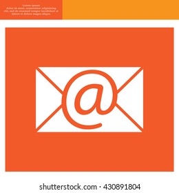 e-mail icon. Vector illustration 
